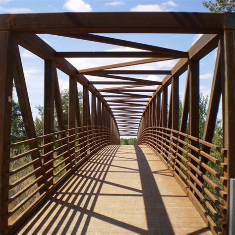 pedestrian truss bridge design